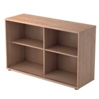 Hammerbacher Schiebetürenschrank Korpus Melaminharzbeschichtete Spanplatte Matrix AT Walnuss 1.200 x 400 x 748 mm