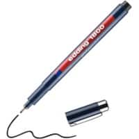 edding 1800 Fineliner  Fein Rundspitze  - 0,7 mm Schwarz Wasserbeständig