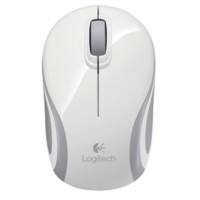 Logitech Kabellose Maus Beidhändig M187 Mini Weiß