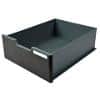 Exacompta ECOBlack Schubladenbox DIN A4+ Kunststoff Dunkelgrau 28,5 x 34,5 x 11 cm