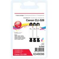 Office Depot CLI-526 Kompatibel Canon Tintenpatrone 3 Farbig Multipack 3 Stück
