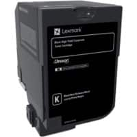 Lexmark Original Tonerkartusche 74C2HKE Schwarz