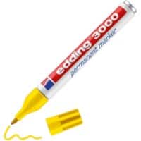 edding Permanent Marker 3000 Rundspitze Gelb