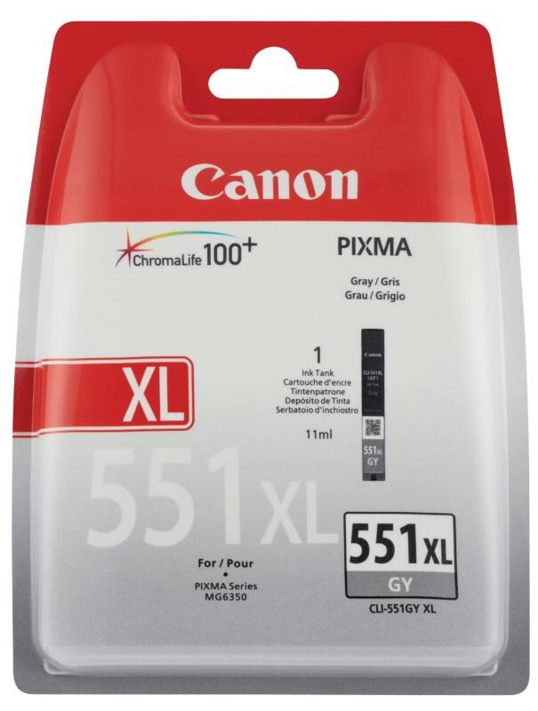 Canon CLI-551GY XL Original Tintenpatrone Grau