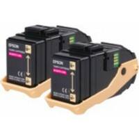 Epson S050607 Original Tonerkartusche C13S050607 Magenta 2 Stück