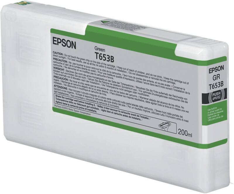 Epson T653B Original Tintenpatrone C13T653B00 Grün