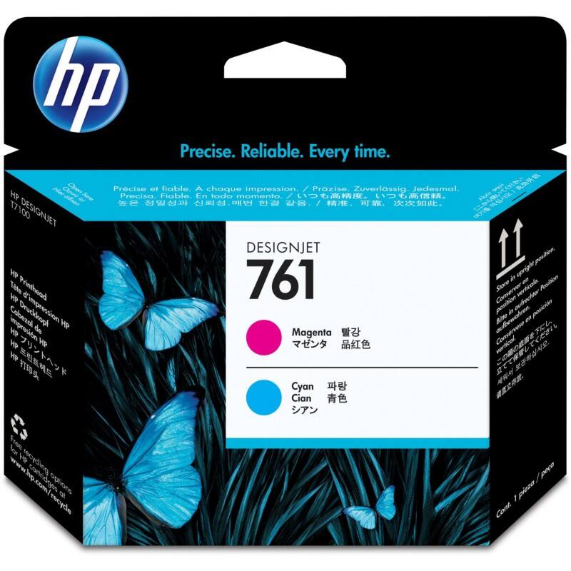 HP 761 Original Druckkopf CH646A Cyan, Magenta