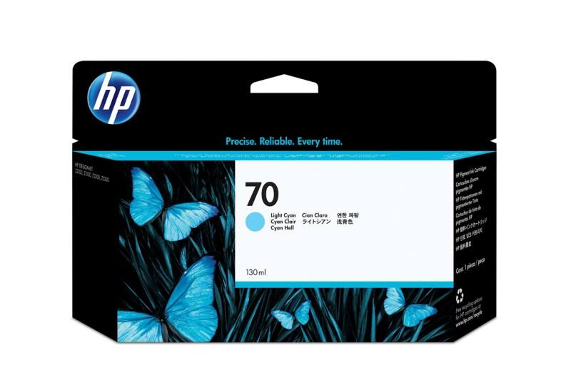 HP 70 Original Tintenpatrone C9390A Hell Cyan