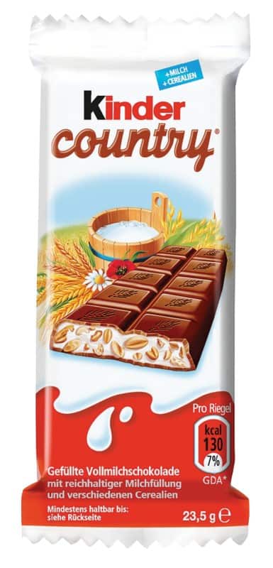 Kinder Country Schokoladenriegel 20 Stück à 23.5 g