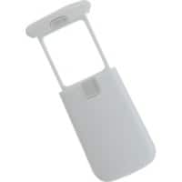 Ecobra Taschen-LED-Schiebelupe, 828320, weiß-grau , 3-fach, 45x38mm