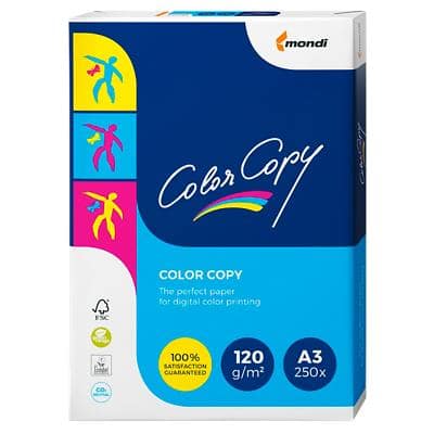 Color Copy Mondi Kopier-/ Druckerpapier A3 ColorLok 120 g/m² Weiß 250 Blatt