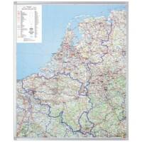 Legamaster Landkarte Professional Benelux Mehrfarbig 870 x 1.045 mm