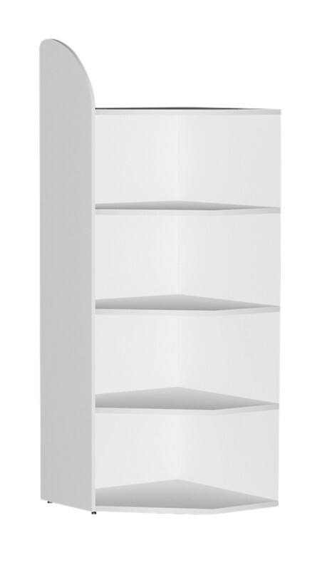 Kerkmann Dante Holz Eckregalfeld 600 x 325 x 1.900 mm Weiß