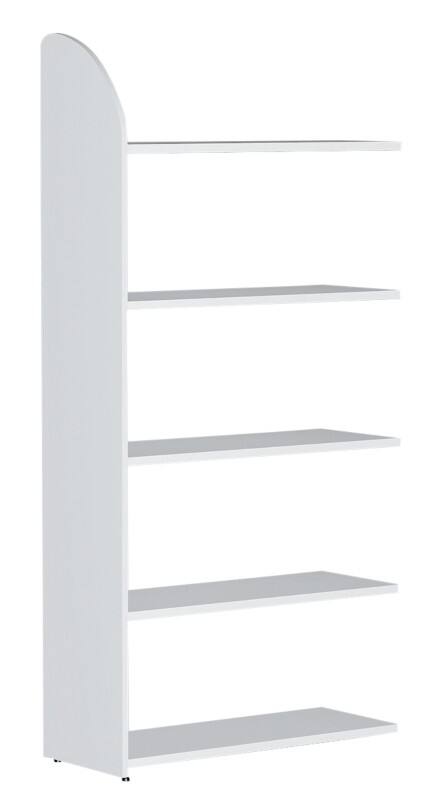 Kerkmann Dante Holz, Stahl Regalfeld 800 x 325 x 1.900 mm Weiß