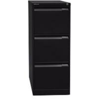 Bisley Hängeregistraturschrank 3633633 3 Schübe Schwarz 413 x 622 x 1.016 mm