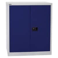 Bisley Flügeltürenschrank Universal 2 Türen Blau 914 x 400 x 1.000 mm