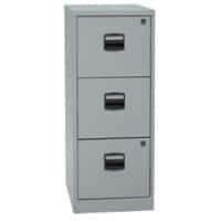 Bisley Home Hängeregistraturschrank Silber 413 x 400 x 1.015 mm