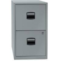 Bisley Home Hängeregistraturschrank Silber 413 x 400 x 672 mm