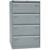 Bisley Light Hängeregistraturschrank Light Silber 800 x 622 x 1.321 mm