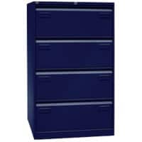 Bisley Light Hängeregistraturschrank Oxfordblau 800 x 622 x 1.321 mm