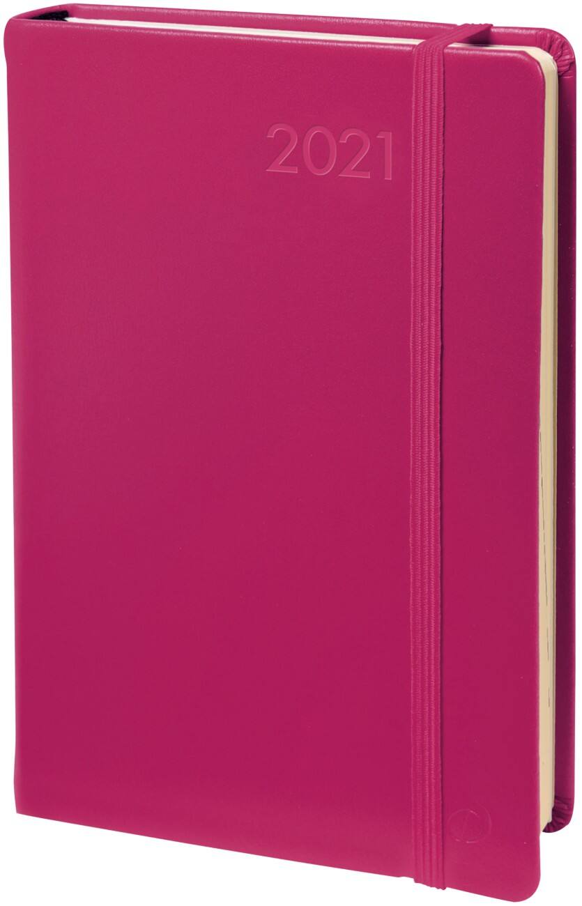 Quo Vadis Buchkalender Daily Pocket Habana 2022 13 x 1 x 13 cm 1 Tag/1 Seite Kunstleder Flieder