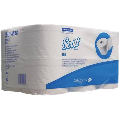 Scott Control Toilettenpapier 3-lagig 8518 36 Rollen à 350 Blatt