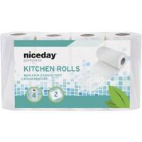 Niceday Professional Küchenrolle Standard 2-lagig 4 Stück à 42 Blatt