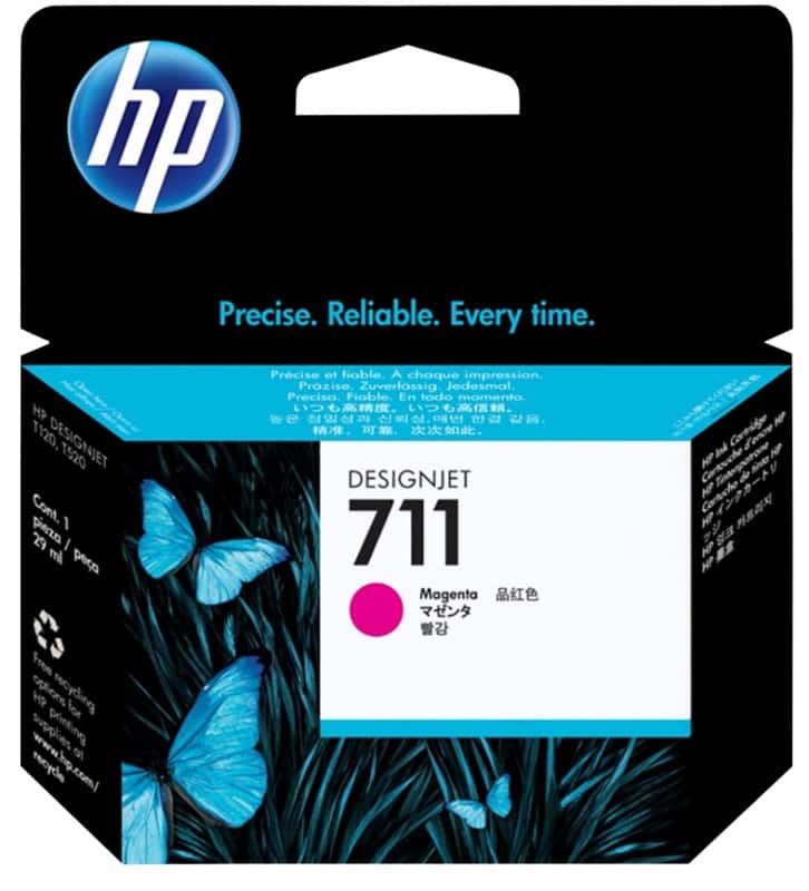 HP 711 Original Tintenpatrone CZ131A Magenta