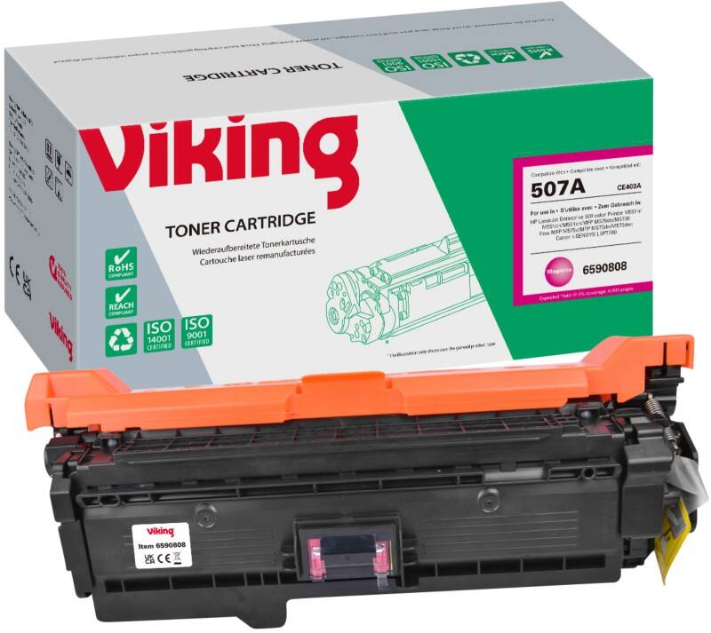 Viking 507A Kompatibel HP Tonerkartusche CE403A Magenta