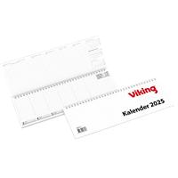 Niceday Tischkalender 2023 1 Woche/2 Seiten Pappe, Papier Weiß 34 Ringe Deutsch, Englisch, Französisch 30,4 x 10,5 cm