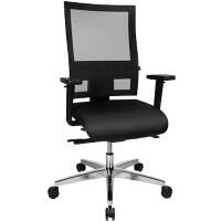 TOPSTAR Ergonomischer Bürostuhl Sitness® 60 Netzstoff, Stoff Schwarz