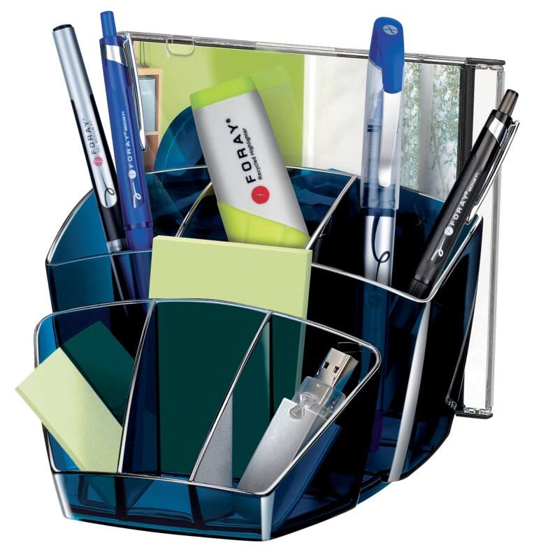 Viking Schreibtisch Organizer 8 PS (Polystyrol) Mitternachtsblau