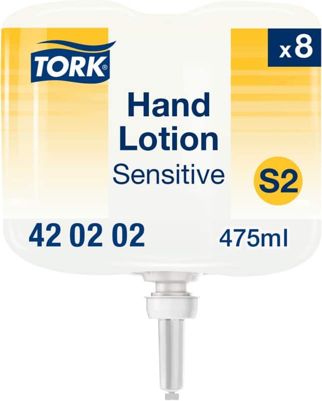 Tork Sensitive Handlotion Flüssig S2 Weiß 420202 8 Stück à 475 ml
