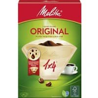 Melitta Kaffee-, Tee-Filtertüte 1 x 4 Naturbraun 80 Stück