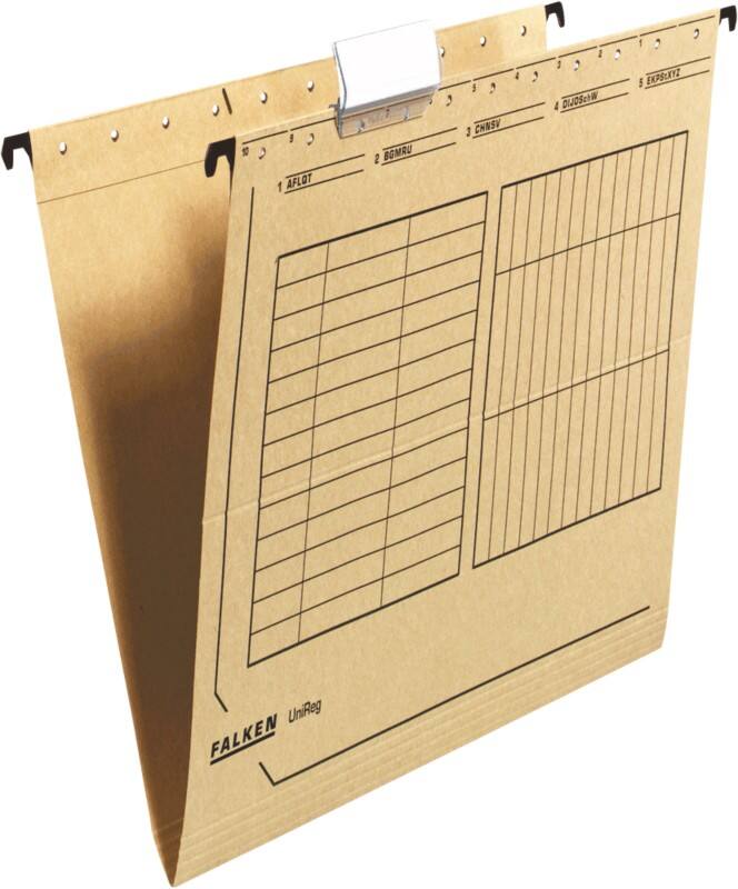 Falken Hängemappen kaufmännische Heftung Uni Reg/80004328 chamois Inhalt 25 Stück