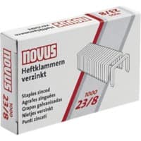 Novus NOVUS OFFICE 23/8 Heftklammern 042-0040 Stahl Silber 1000 Stück
