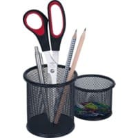 Wedo Köcher Mesh/65401, schwarz, Köcher, Ø 100/H85mm, Ø 75/H 70mm, 2-teilig