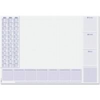 Sigel Schreibunterlage/HO355,Lilac, 595x410 mm, 3-Jahres-Kalendarium, 80g/m², Inh. 30 Blatt