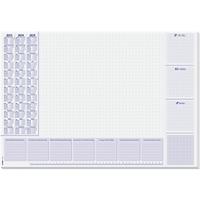 Sigel Schreibunterlage/HO355,Lilac, 595x410 mm, 3-Jahres-Kalendarium, 80g/m², Inh. 30 Blatt