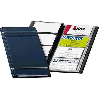 Durable Visitenkartenbuch Visifix/8581-07, blau, 250 x 118 mm,Inh. für 96 Karten