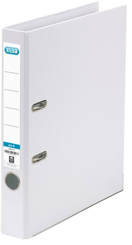 ELBA Smart Pro+ Ordner Schmal A4 50 mm Weiß 2 Ringe Kunststoff Hochformat