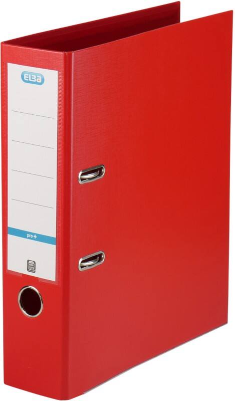 ELBA Smart Pro+ Breit Ordner A4 80 mm Rot 2 Ringe Kunststoff