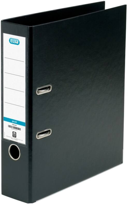 ELBA Smart Pro+ Ordner Breit A4 70 mm Schwarz 2 Ringe 10468 Kunststoff
