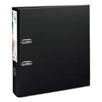Exacompta PremTouch Ordner A4+ 80 mm Schwarz 2 Ringe Pappkarton, PP (Polypropylen) Hochformat