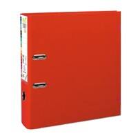 Exacompta PremTouch Ordner A4+ 80 mm Rot 2 Ringe Pappkarton, PP (Polypropylen) Hochformat