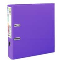 Exacompta PremTouch Ordner A4 Maxi 80 mm Dunkelviolett 2 Ringe Pappkarton, PP (Polypropylen) Hochformat