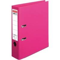 herlitz maX.file Protect plus Ordner A4 80 mm Fuchsia 2 Ringe Pappkarton, PP (Polypropylen) Texturiert