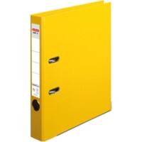 herlitz maX.file Protect plus Ordner A4 55 mm Gelb 2 Ringe Pappkarton, PP (Polypropylen) Texturiert