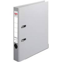 herlitz maX.file Protect plus Ordner A4 55 mm Grau 2 Ringe Pappkarton, PP (Polypropylen) Texturiert
