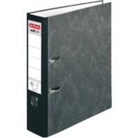 herlitz maX.file Nature Ordner A4 80 mm Schwarz 2 Ringe Pappkarton Texturiert